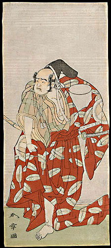 Katsukawa Shunsho, Otani Hiroemon, Hosoban